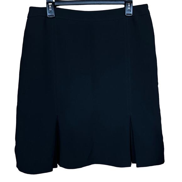 Tahari Arthur S Levine Petite Black Fully-Lined Career Skirt Size 14P - Picture 1 of 8